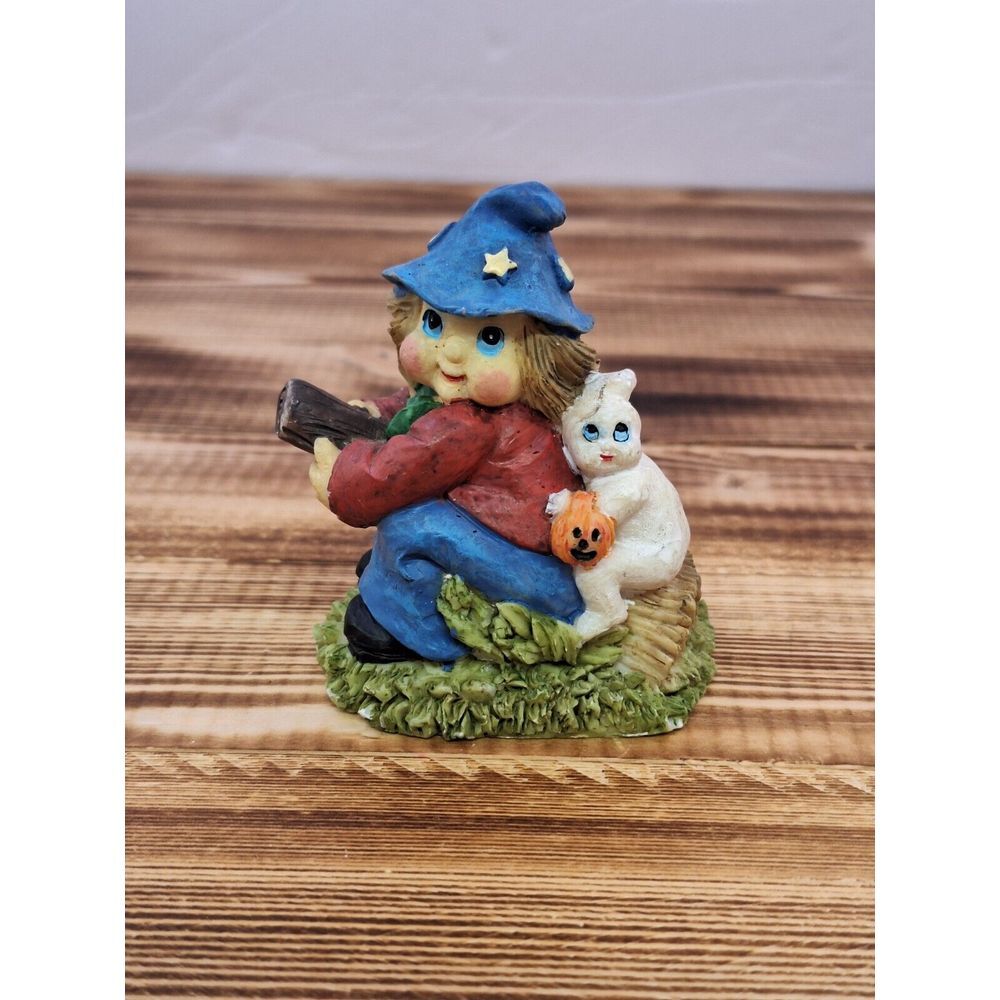 X3 K's Collection Witch Halloween Figurine Decor 5"T x 3"L Pumpkin Vintage Lot - Picture 2 of 13